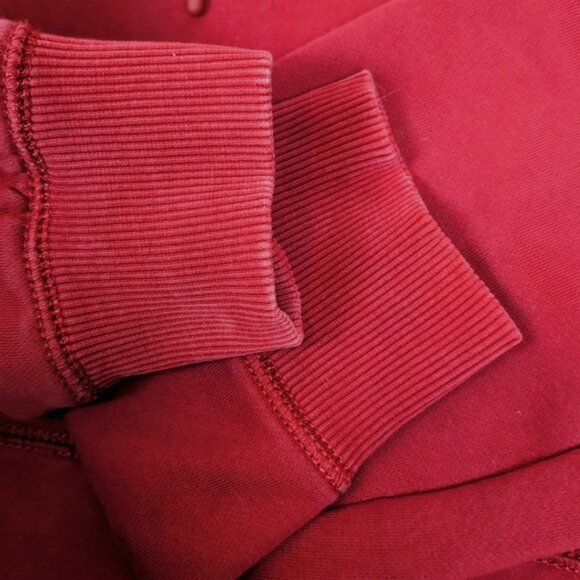 Tommy Hilfiger Red Hoodie Sweatshirt Pullover Fleece Hooded Mens Size Medium - Picture 7 of 13